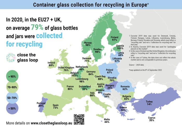 Recycling Map Year 2020 Updated Sept 2022